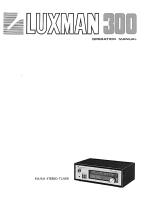 Luxman T-300-Owners-Manual